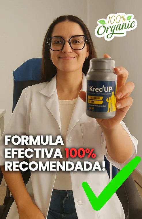 🧬KREC´UP SUPLEMENTO CON HORMANAS DE CRECIMIENTO EN CAPSULAS X60